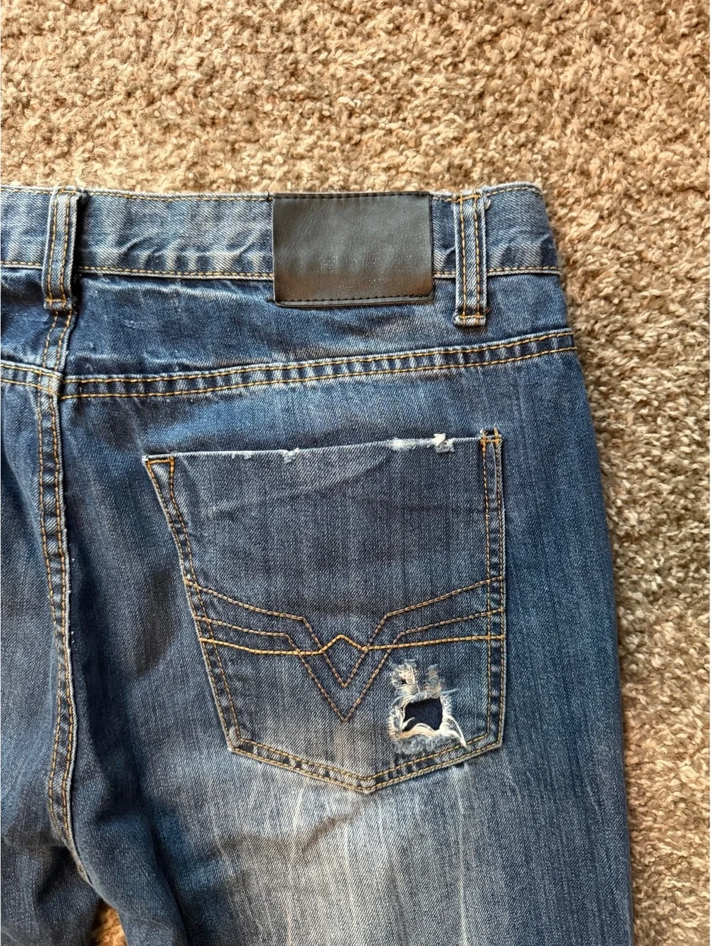 Black Premium Low Rise Bootcut Jean Men’s 34x32